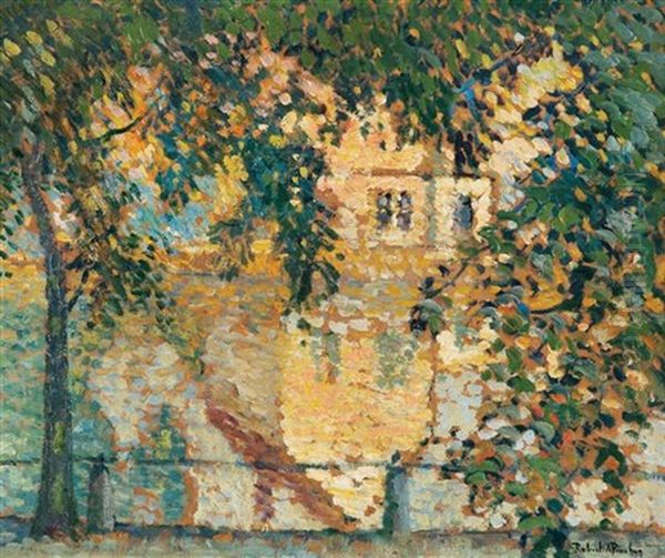 Maison Au Bord De L'eau A L'automne Oil Painting by Robert Antoine Pinchon