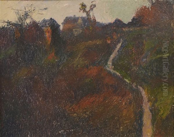 Chemin Sur La Colline Oil Painting by Robert Antoine Pinchon