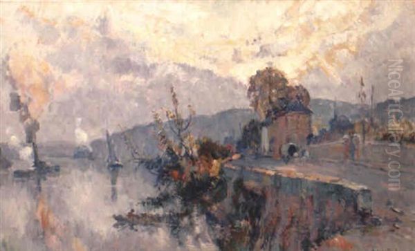 La Seine Au Val De La Haye by Robert Antoine Pinchon