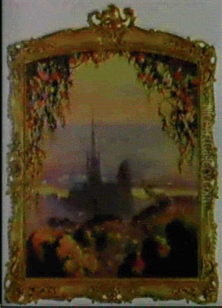 La Cathedrale De Rouen Oil Painting by Robert Antoine Pinchon