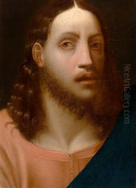 Christ Oil Painting by Sebastiano Del Piombo