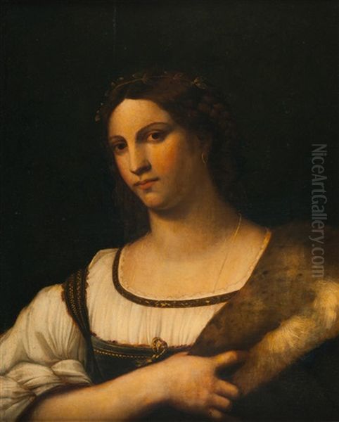 Weibliches Bildnis (sogenannte Fornarina) by Sebastiano Del Piombo