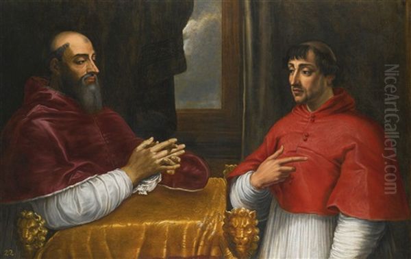 Portrait Of Giulio De' Medici As Cardinal And As Pope Clement Vii (1478-1534) by Sebastiano Del Piombo