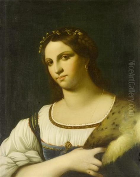 Portrait Einer Jungen Frau Oil Painting by Sebastiano Del Piombo