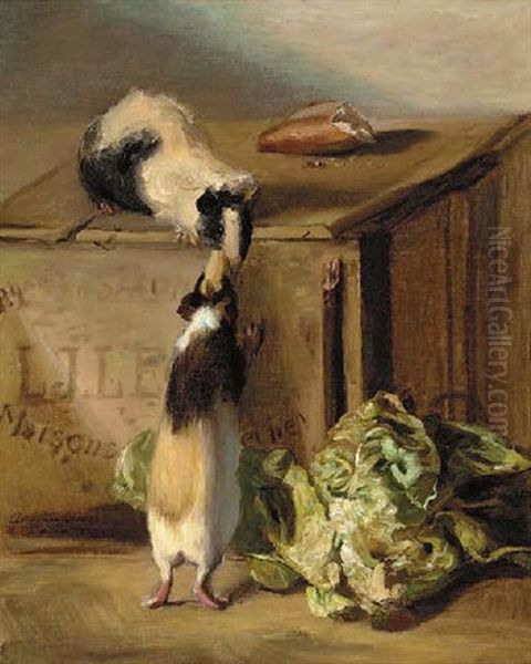 The Lucky Find Oil Painting by Adolf Pirsch