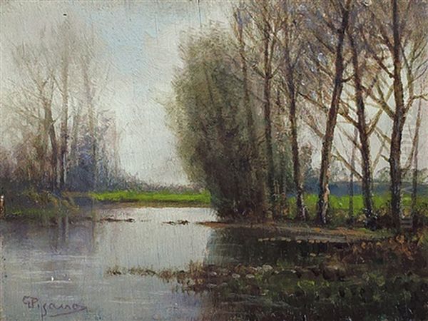 Lungo Il Fiume Oil Painting by Giovanni Pisano