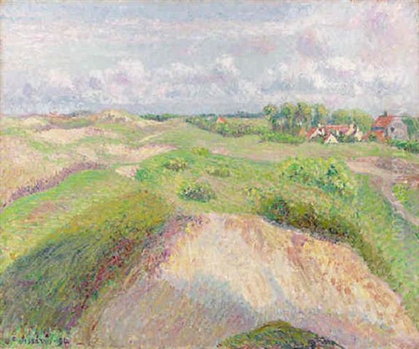 Les Dunes A Knocke, Belgique Oil Painting by Camille Pissarro