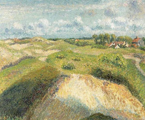 Les Dunes A Knocke, Belgique Oil Painting by Camille Pissarro