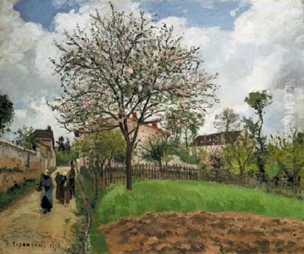 Paysage A Louveciennes by Camille Pissarro