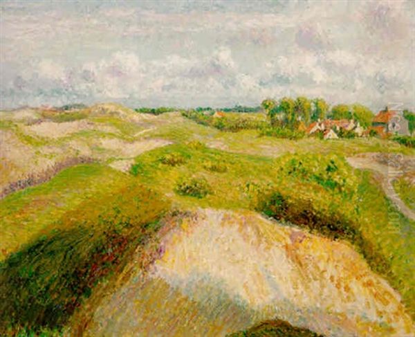 Les Dunes A Knocke, Belgique Oil Painting by Camille Pissarro