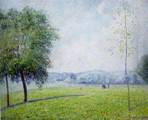 Primrose Hill, Regent's Park Oil Painting by Camille Pissarro