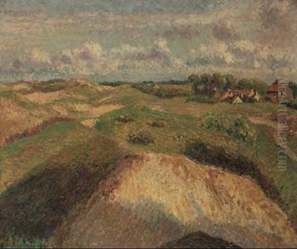 Les Dunes A Knocke, Belgique Oil Painting by Camille Pissarro