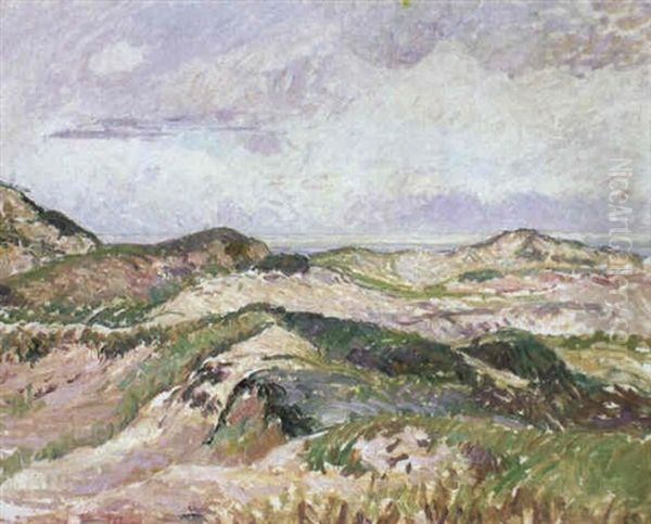 Les Dunes . Knocke Oil Painting by Camille Pissarro