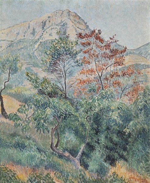 Le Bau De 4 Heures, Toulon Oil Painting by Lucien Pissarro