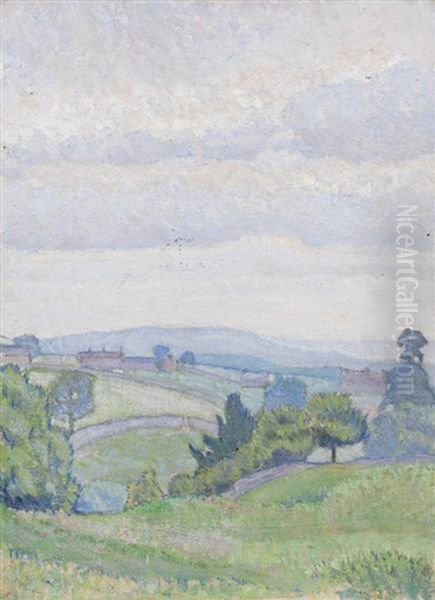 Youlgrave, Derbyshire Oil Painting by Lucien Pissarro