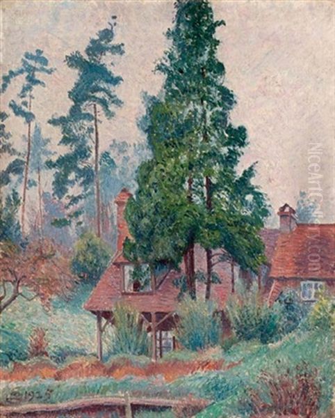 Ruffit, Grayshott Oil Painting by Lucien Pissarro