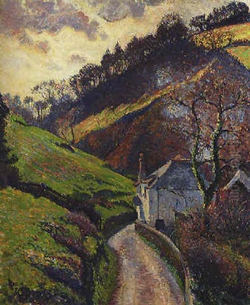 Blackpool Valley, The White House Oil Painting by Lucien Pissarro