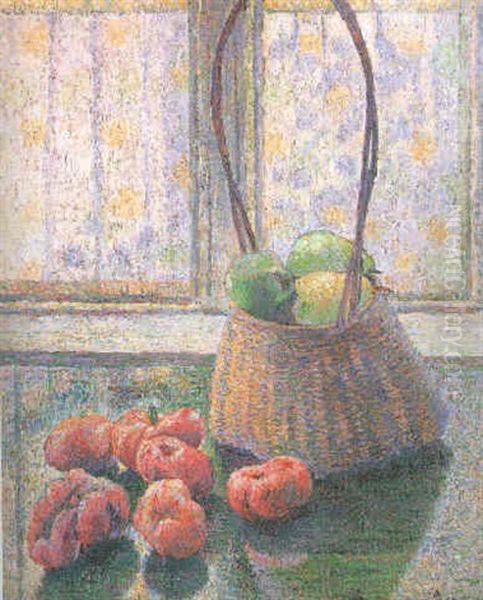 The Tomatoes Oil Painting by Lucien Pissarro