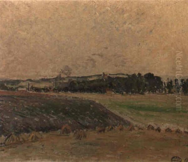 Vue De Gisors Oil Painting by Lucien Pissarro