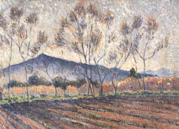 Stormy Day Oil Painting by Lucien Pissarro