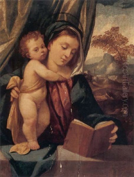 The Madonna And Child Oil Painting by Bonifazio de Pitati