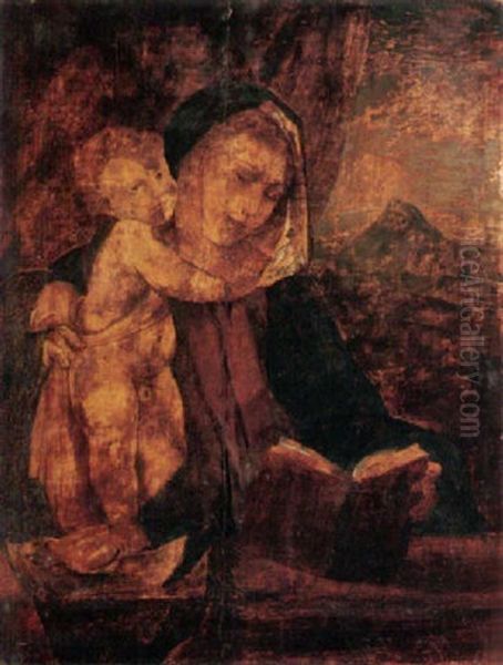 The Madonna And Child Oil Painting by Bonifazio de Pitati