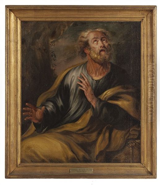 St. Peter Oil Painting by Giovanni Battista Pittoni the younger