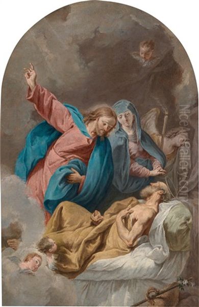 Der Tod Des Heilige Joseph by Giovanni Battista Pittoni the younger