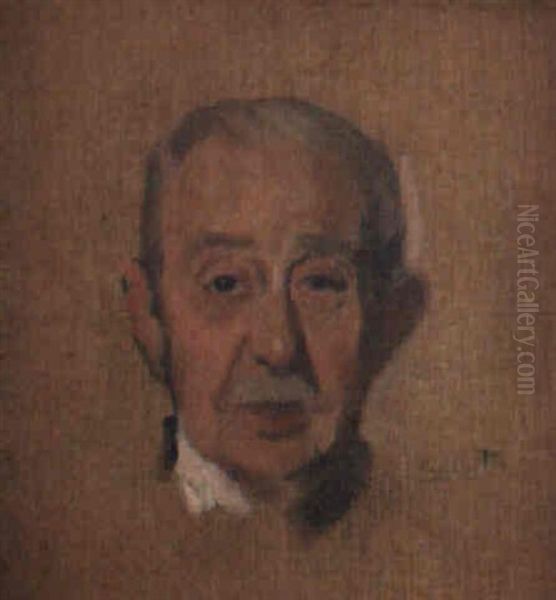 Retrato Del Marques De Feronda Oil Painting by Cecilio Pla