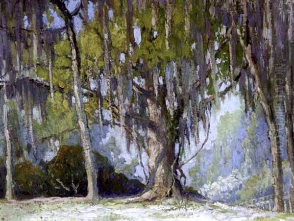 Spring Morning, Mobile Bay Oil Painting by Paul Albert Plaschke