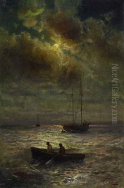 Segelschiffe Oil Painting by Khariton Platonov