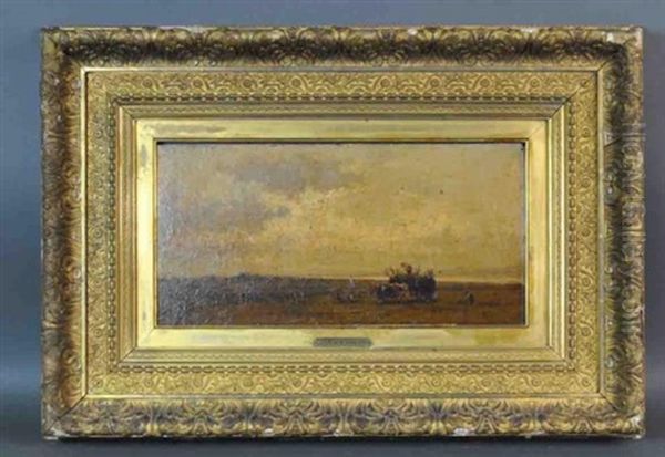 Haying In Nova Scotia Oil Painting by Charles Adams Platt