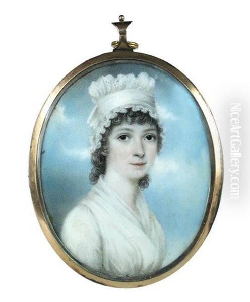 Portrait Miniature Oil Painting by Nathaniel Plimer