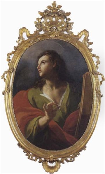 San Giovanni Evangelista Oil Painting by Giacomo del Po