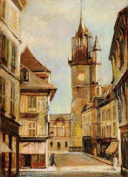 Le Beffroi D'evreux Oil Painting by Aleksei Petrovich Bogolyubov