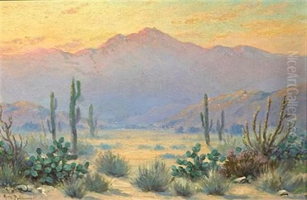 Desert Bloom Oil Painting by Alexis Matthew Podchernikoff