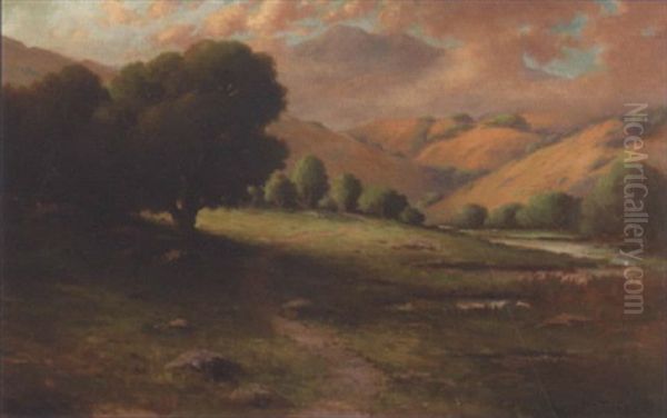 Mt. Tamalpais, California Oil Painting by Alexis Matthew Podchernikoff