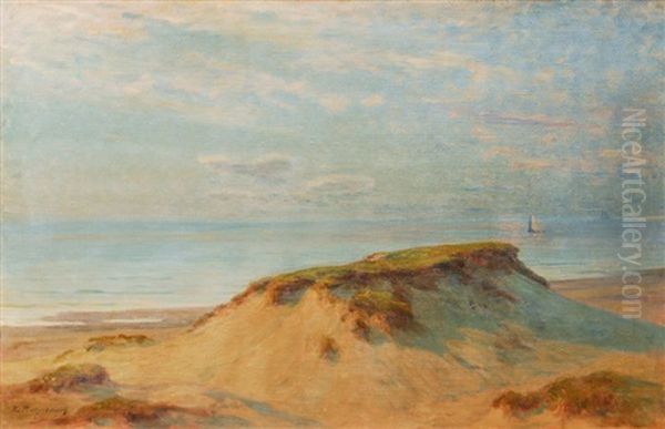 Sylt Oil Painting by Robert Poetzelberger