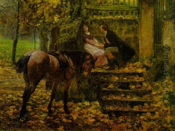 Herbst Oil Painting by Robert Poetzelberger