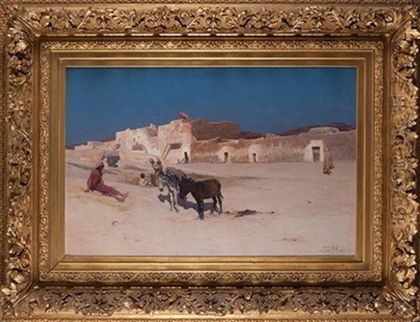 Paisaje De Bou Saada, 1888 Oil Painting by Armand Point