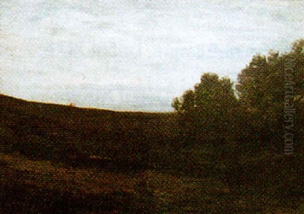 Paysage Du Jura Oil Painting by Auguste Emmanuel Pointelin