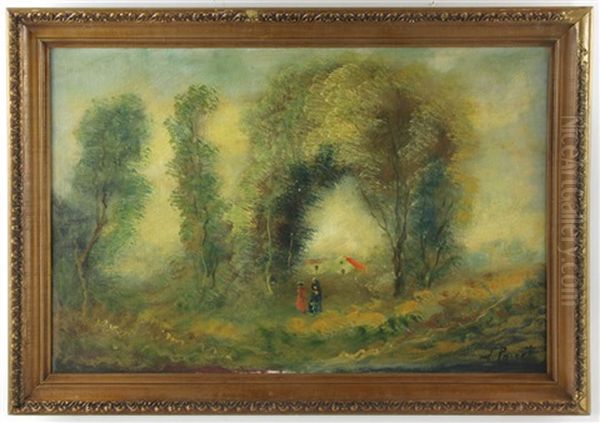 Forest View Oil Painting by Paul Poiret