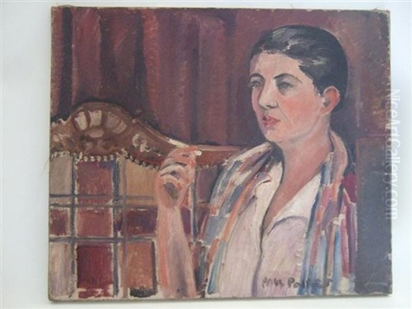 Portrait Presume De La Soeur De L'artiste Oil Painting by Paul Poiret