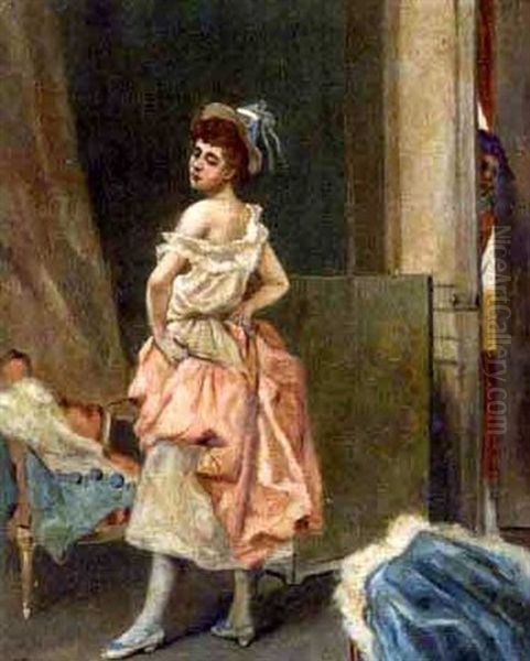 The Dressing Room Oil Painting by Maurice Poirson