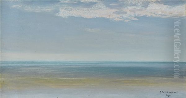 The Sea At La Panne by Ivan Pavlovich Pokhitonov