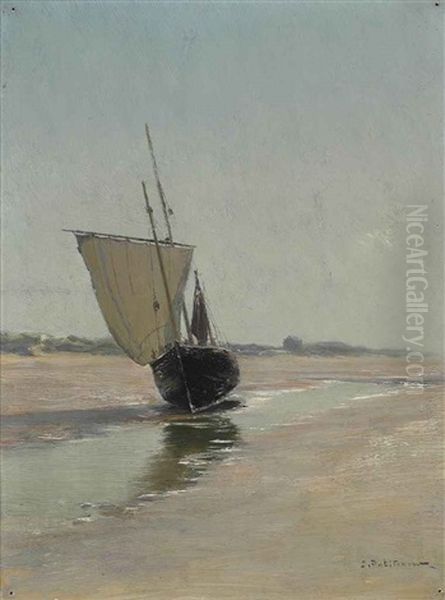 Apres La Tempete. La Panne Oil Painting by Ivan Pavlovich Pokhitonov