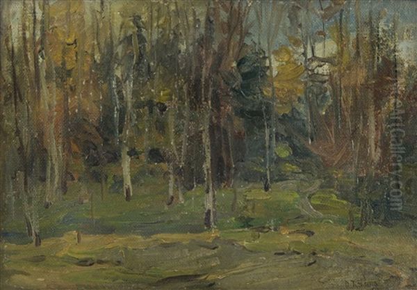 Spring Woods Oil Painting by Vasili Dimitrievich Polenov