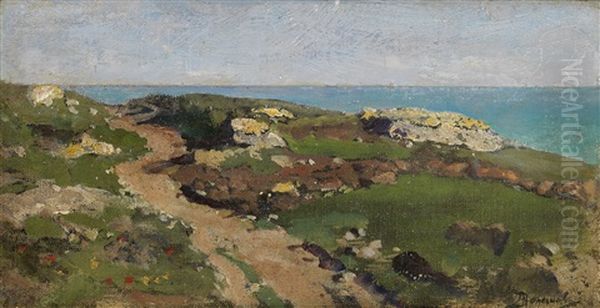 Cliff Tops Oil Painting by Vasili Dimitrievich Polenov