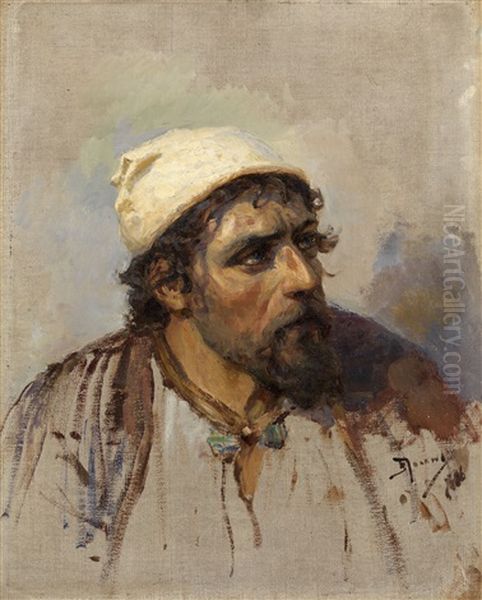 Study Of Christ Oil Painting by Vasili Dimitrievich Polenov