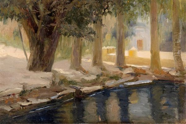 Gethsemane Garden Oil Painting by Vasili Dimitrievich Polenov